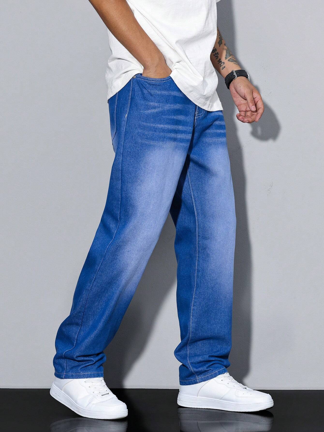 Daan | Effen kleur casual heren jeans