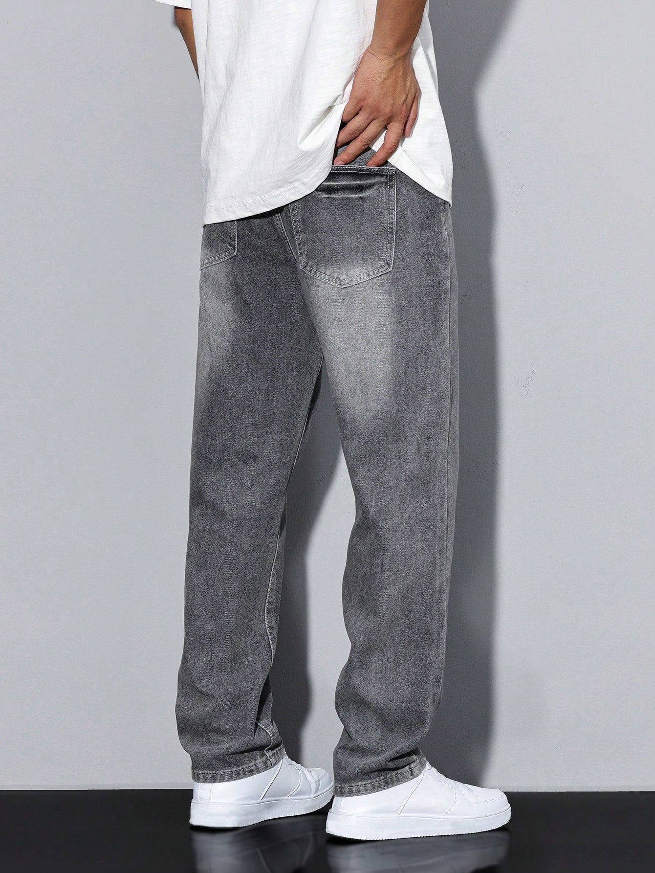 Daan | Effen kleur casual heren jeans