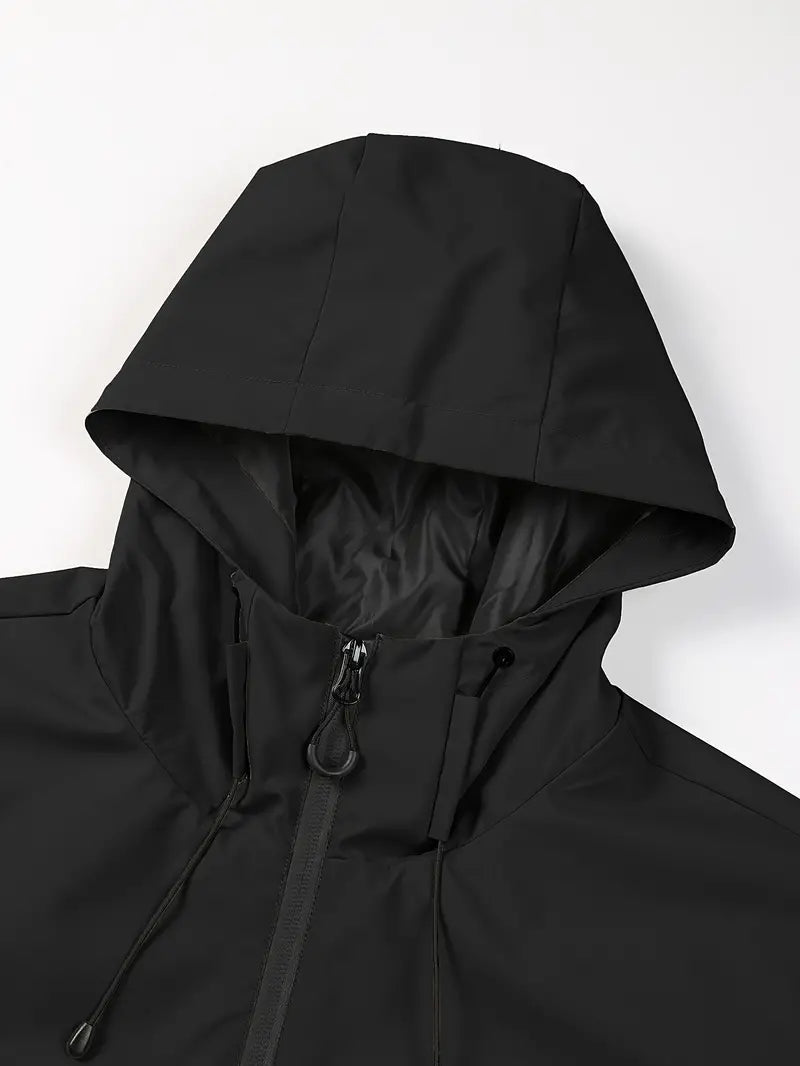 Heren Softshell Jas met Capuchon – Waterafstotende Outdoor Jas