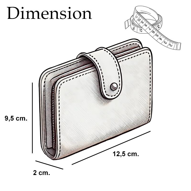 Canvas Portemonnee – Compact, Stijlvol & Handig
