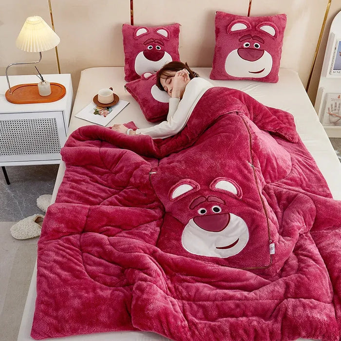 Zachte Deken- en Kussenset – Ultieme Warmte en Cozyness