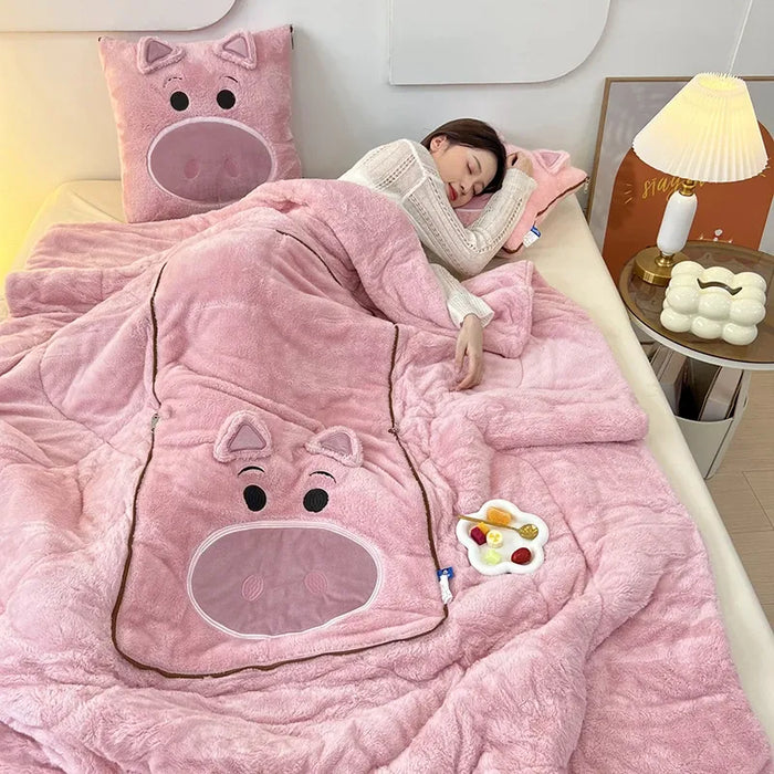 Zachte Deken- en Kussenset – Ultieme Warmte en Cozyness