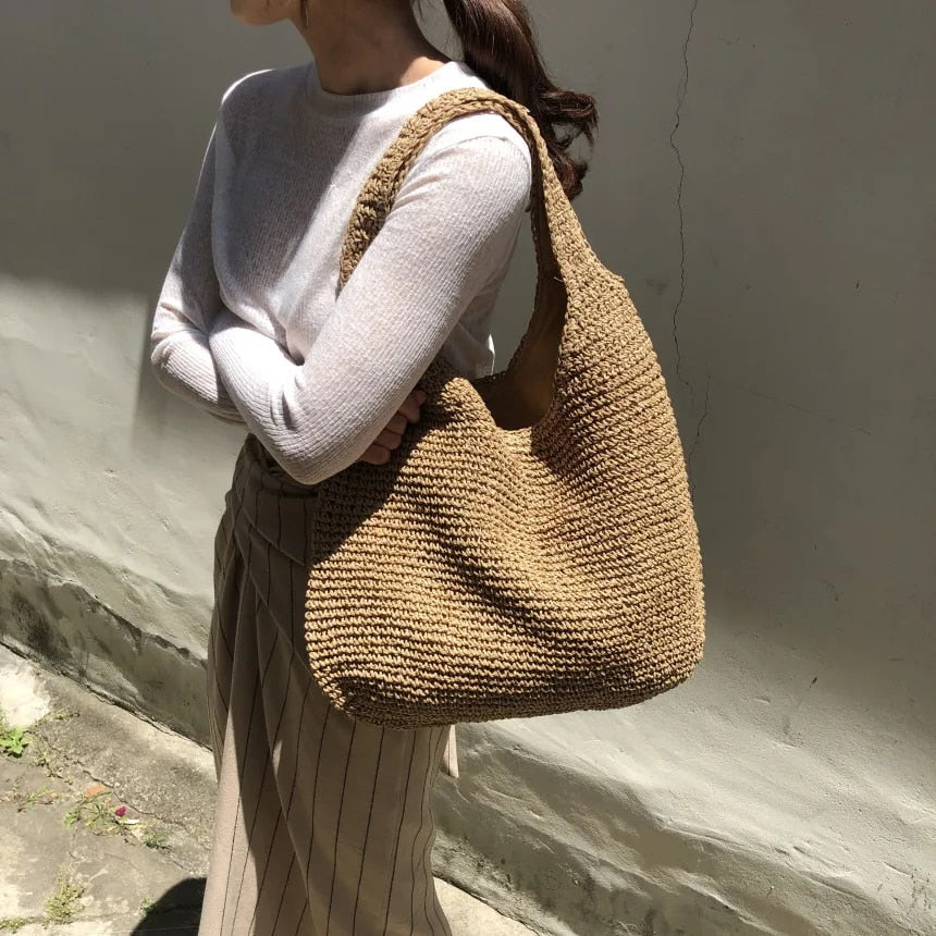 Gehaakte Schoudertas – Bohemian Stijl & Lichtgewicht