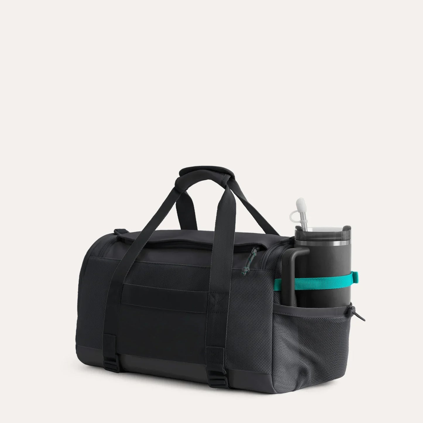 Beige Duffeltas 36L – Waterafstotende Sport- & Reistas met Schoenenvak en Meerdere Vakken voor Gym & Reizen