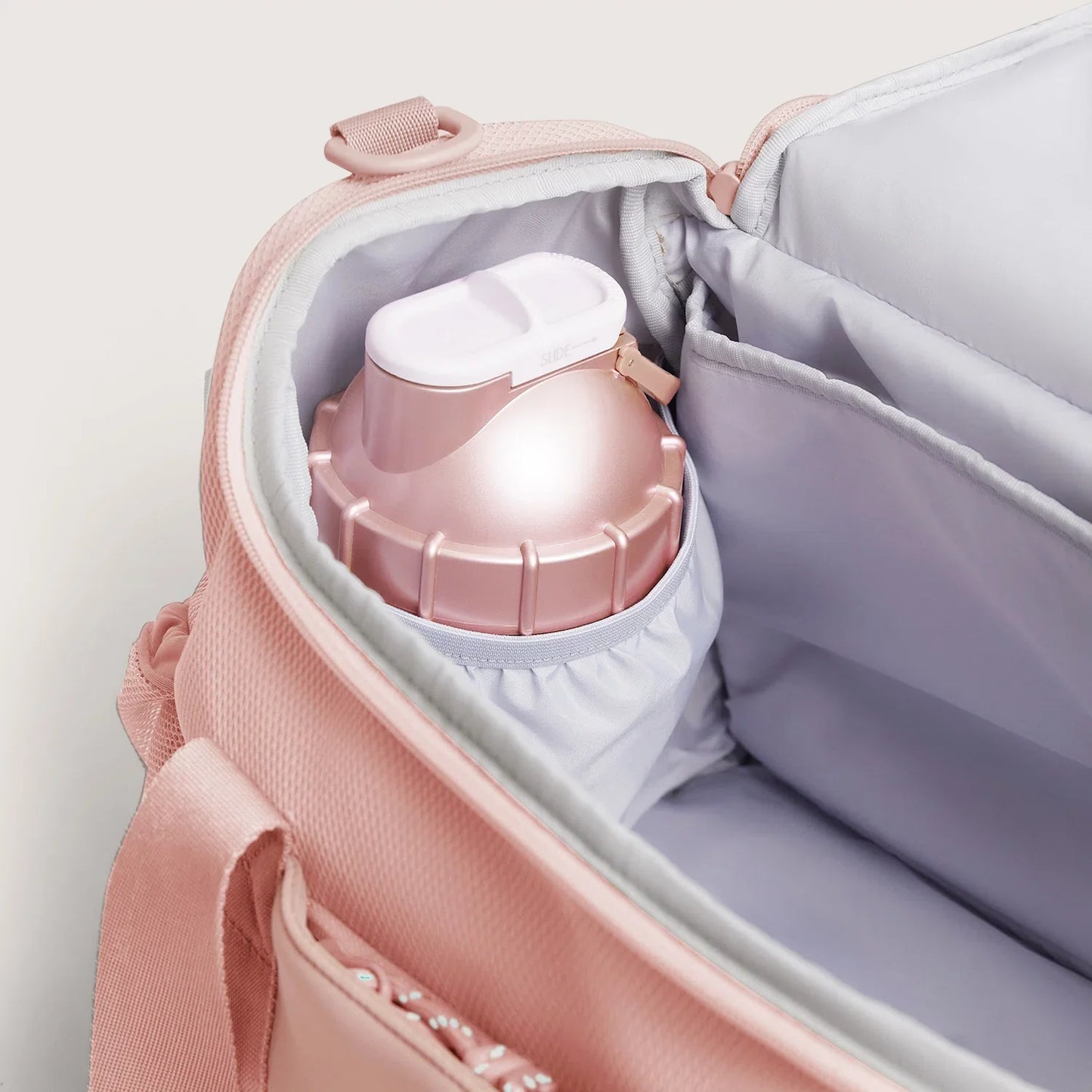 Beige Duffeltas 36L – Waterafstotende Sport- & Reistas met Schoenenvak en Meerdere Vakken voor Gym & Reizen