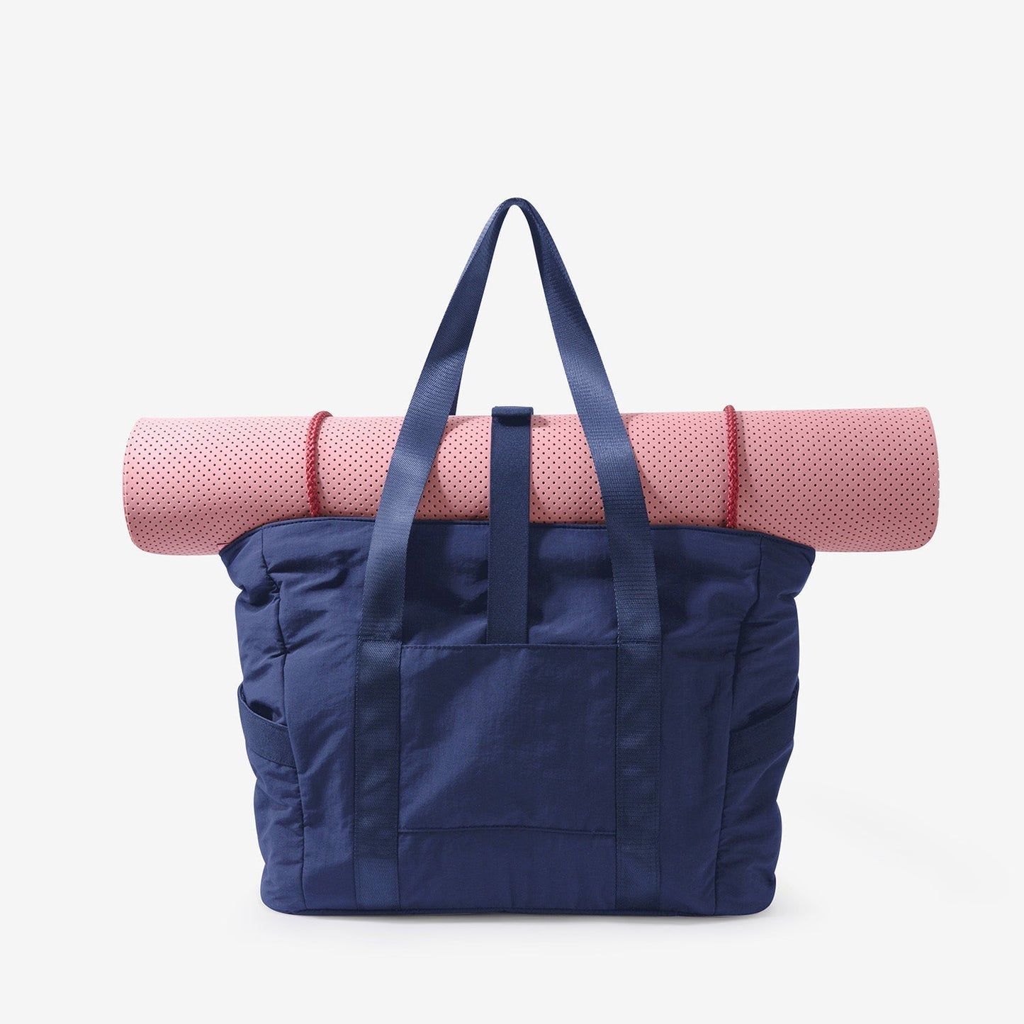 Zwarte Draagtas met Yogamat-Houder – Waterafstotend & Laptopvak – Ideaal voor Sport, Werk of Strand