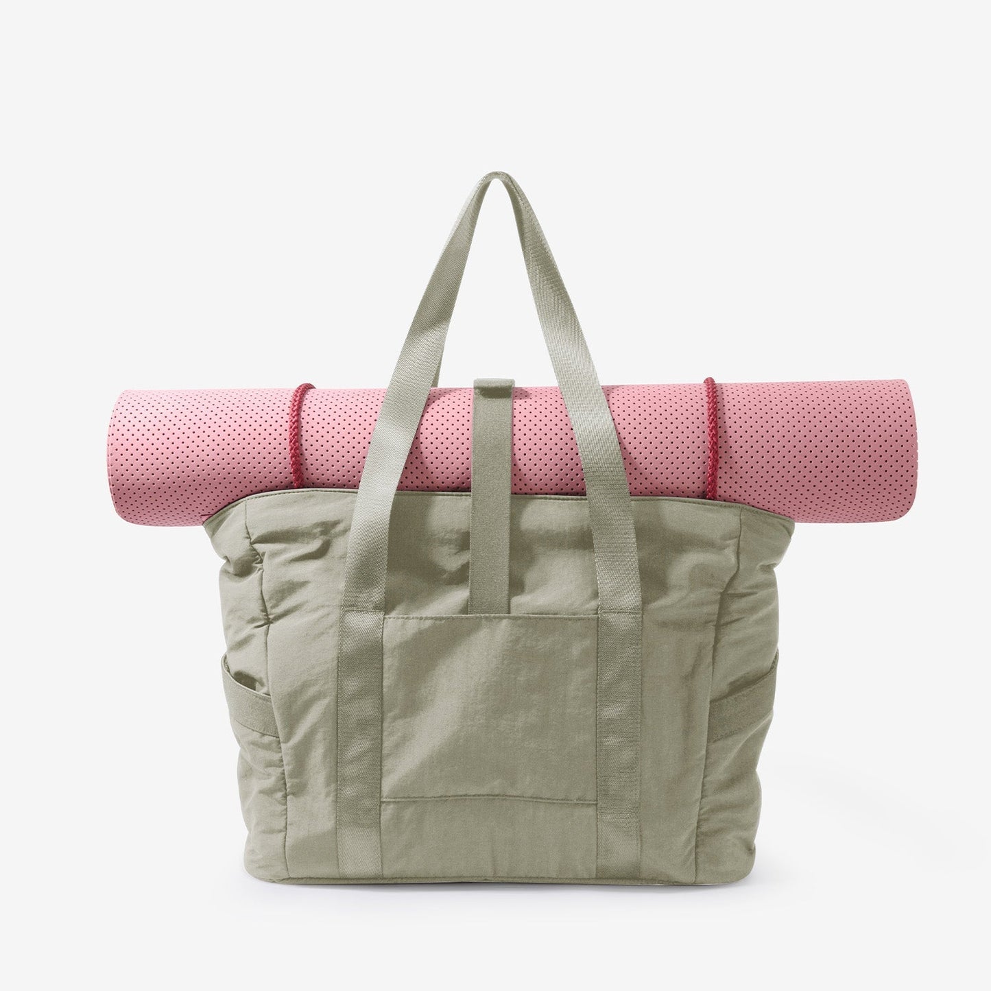 Zwarte Draagtas met Yogamat-Houder – Waterafstotend & Laptopvak – Ideaal voor Sport, Werk of Strand