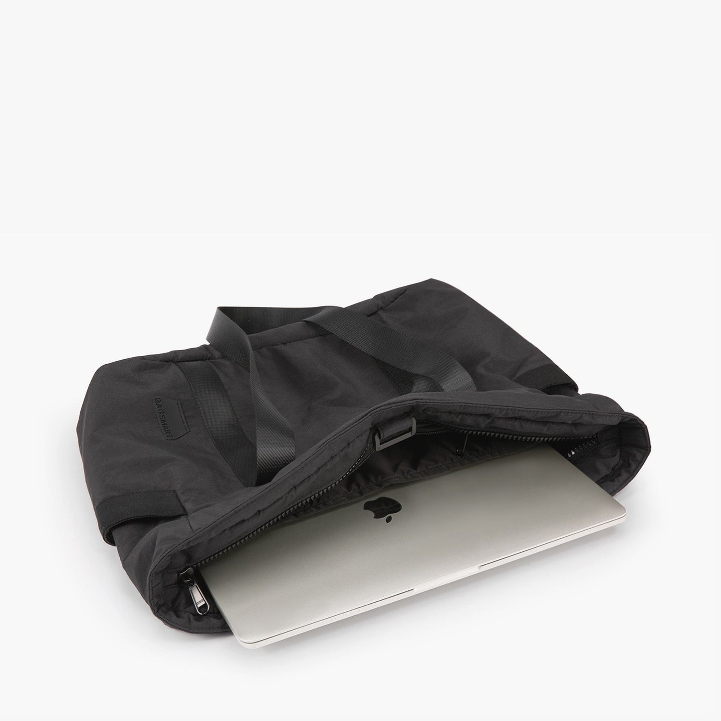Zwarte Draagtas met Yogamat-Houder – Waterafstotend & Laptopvak – Ideaal voor Sport, Werk of Strand