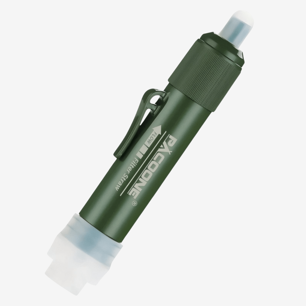 Draagbaar Waterfilter voor Outdoor & Noodgebruik – Direct Drinkbaar Water uit Rivieren en Meren