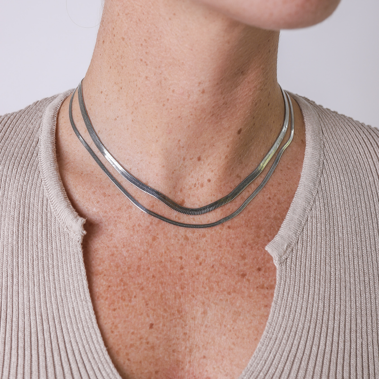 Snake Chain Ketting Goud – Minimalistische & Tijdloze Halsketting