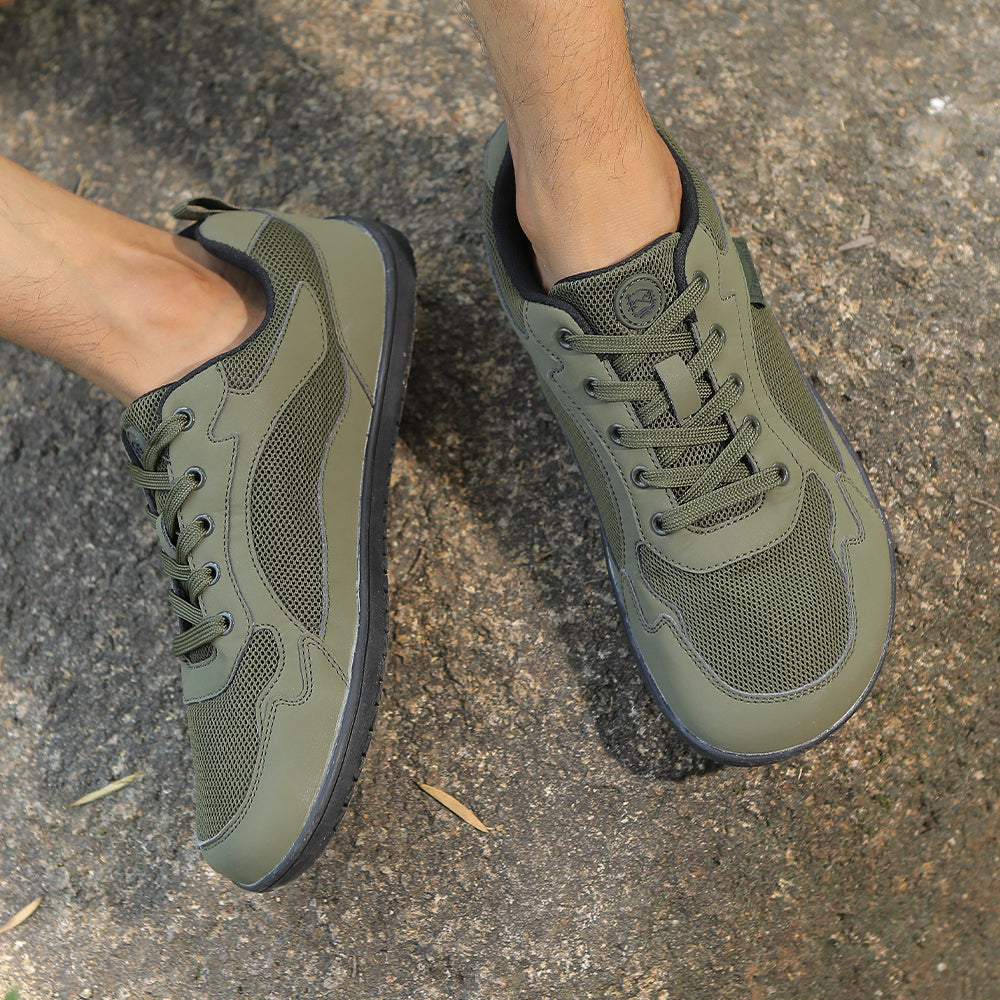 Ademende Barefoot Sneakers – Lichtgewicht & Flexibele Wandelschoenen voor Heren en Dames