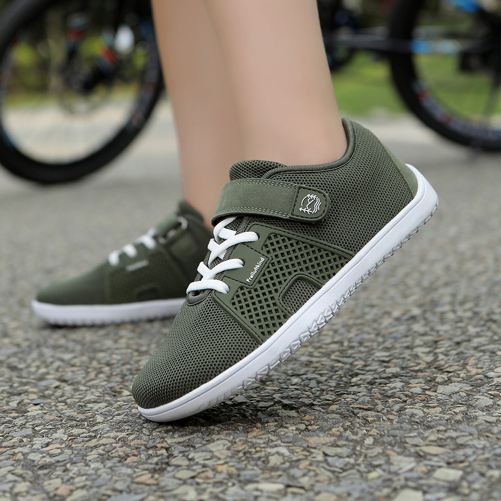 Ademende Sneakers met Klittenband – Lichtgewicht & Comfortabele Sportschoenen voor Heren en Dames