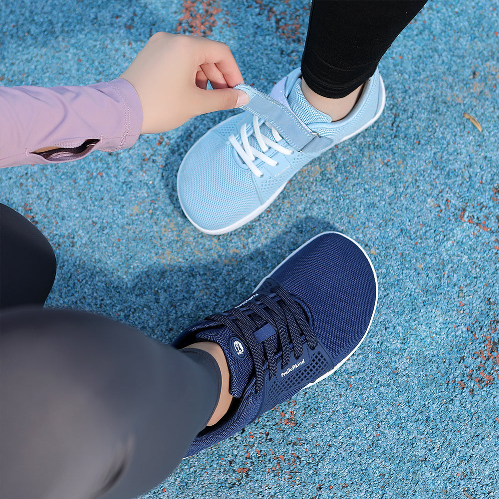 Ademende Sneakers met Klittenband – Lichtgewicht & Comfortabele Sportschoenen voor Heren en Dames