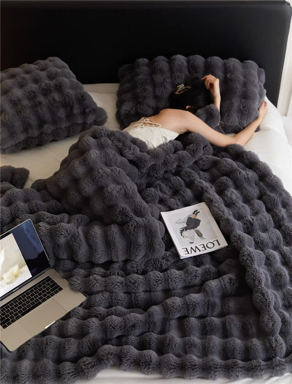 Ultra Zachte Fleece Deken – Warme Plaid voor Bank & Bed