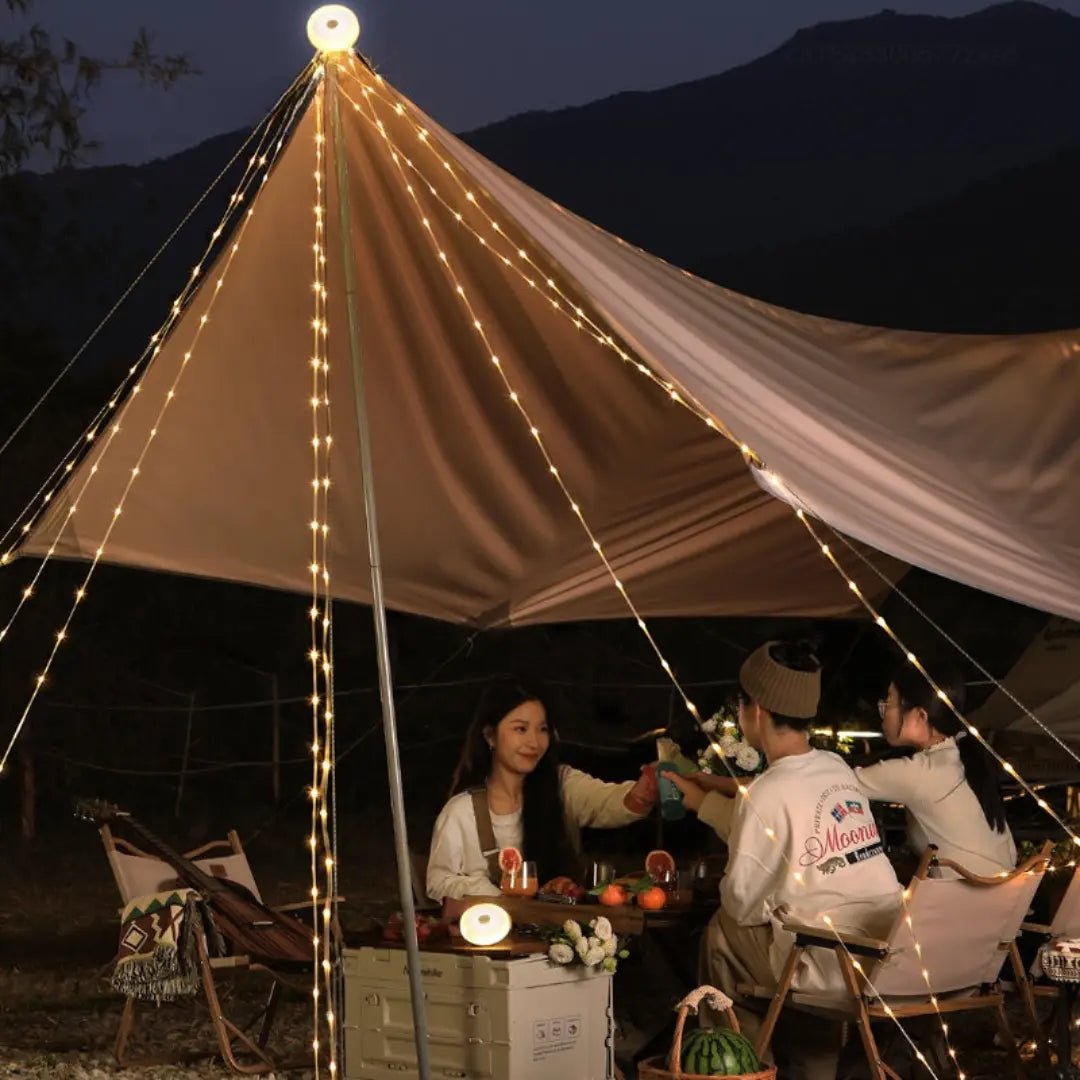 Draagbare LED Campinglamp met Ophangsysteem – Warm Wit Licht