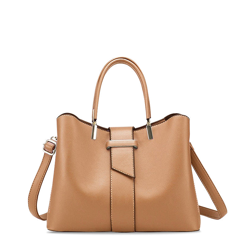 Elegante Handtas – Vegan Leer met Gouden Details