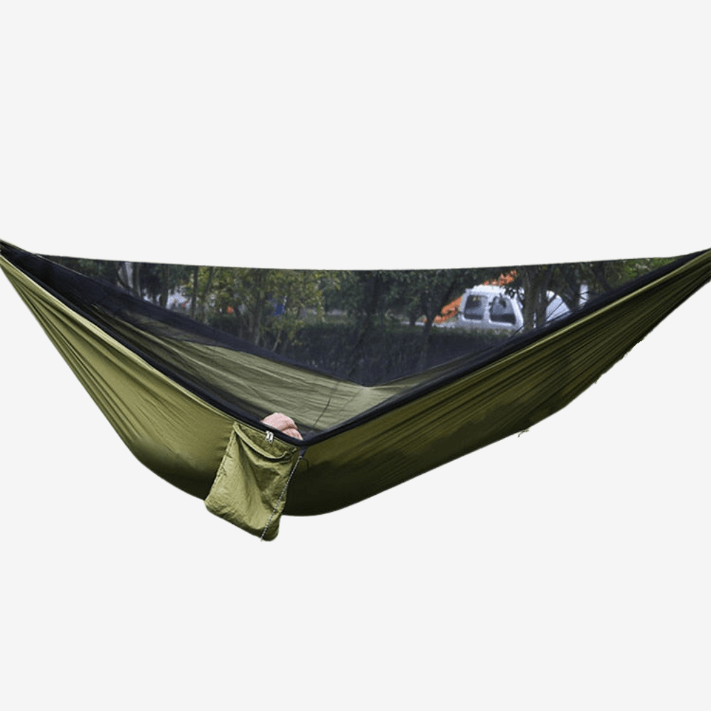 Dubbele Hangmat voor 2 Personen – Extra Sterk & Compact – Inclusief Ophangsysteem