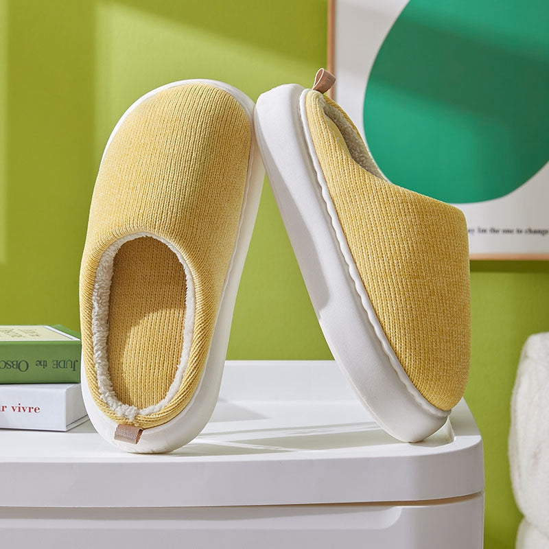 Comfortabele Heren & Dames Pantoffels – Warme & Zachte Huissloffen met Antislip Zool