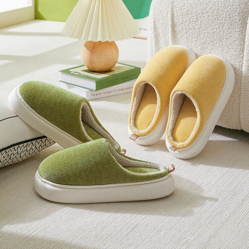Comfortabele Heren & Dames Pantoffels – Warme & Zachte Huissloffen met Antislip Zool