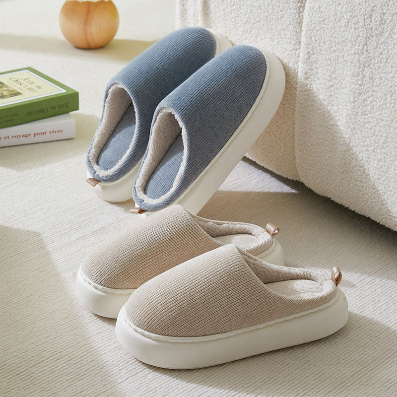 Comfortabele Heren & Dames Pantoffels – Warme & Zachte Huissloffen met Antislip Zool