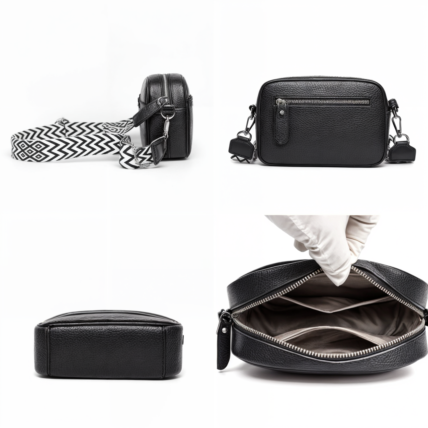 Crossbody Tas van Echt Leer – 22×15×8 cm | Hoogwaardige Dames Schoudertas