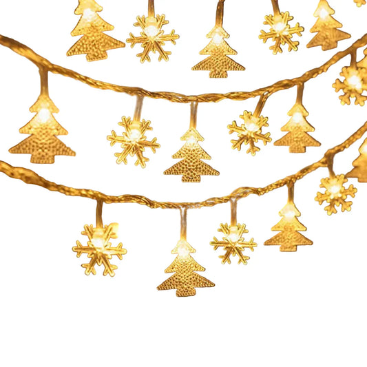 LED kerstverlichting sterren & bellen – 3 meter warm wit TwinkleStar lichtsnoer