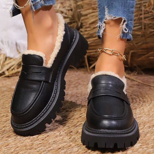 Dames Mocassins met Warme Voering – Trendy & Comfortabel