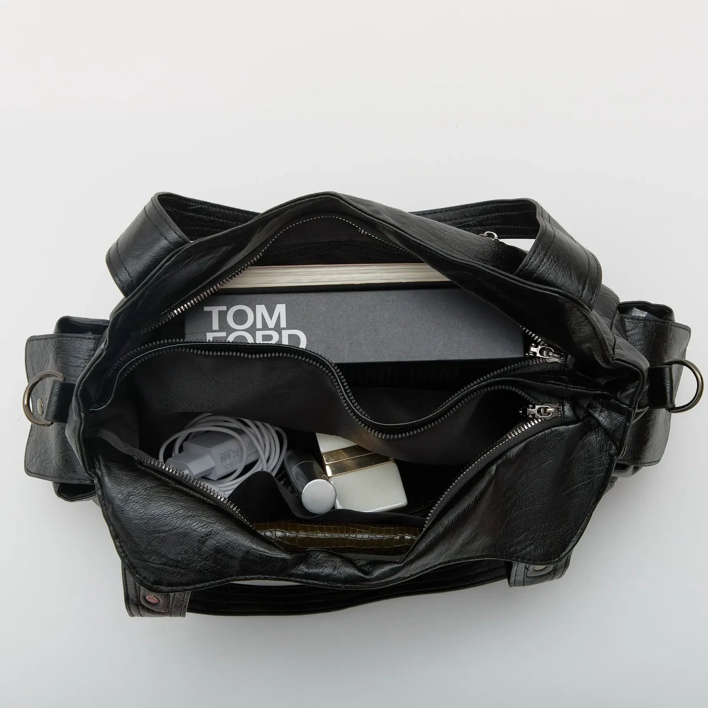 Dames Leren Schoudertas β Ruime Hobo Bag met Luxe Afwerking