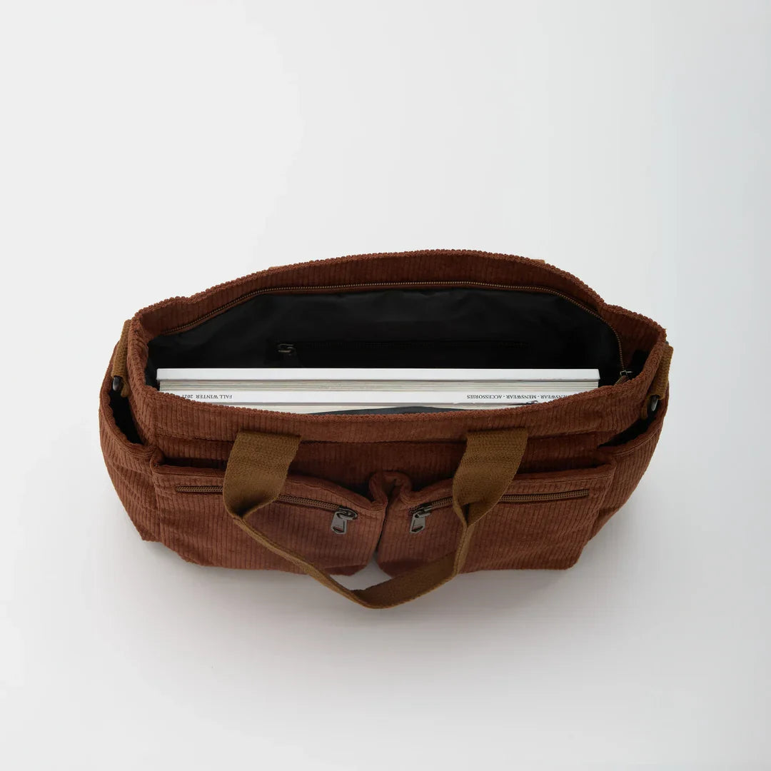 Vintage Canvas Schoudertas voor Heren & Dames – Ruim, Stevig & Praktisch