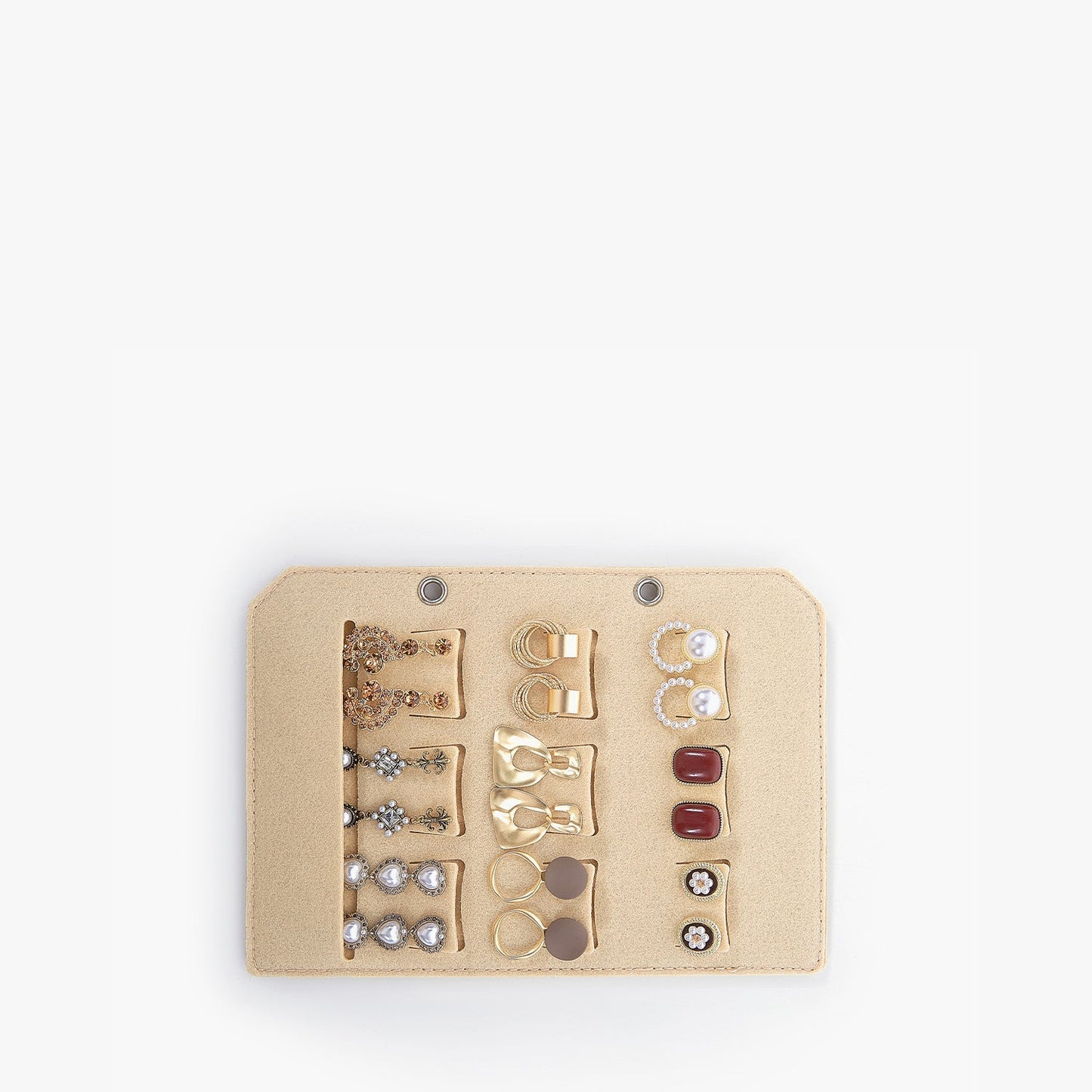 Luxe Sieradendoos voor Reizen – Compacte Organizer voor Ringen, Kettingen & Oorbellen
