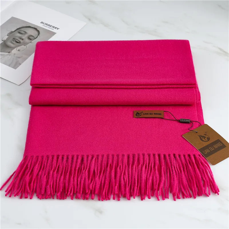 Krystal Cashmere Scarf – Warme & Modieuze Winter Sjaal voor Dames