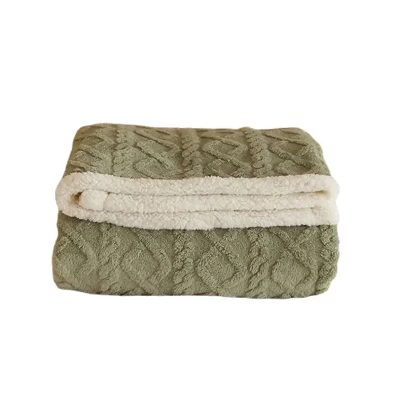 Dubbelzijdige Fluffy Fleece Deken – Ultra Zachte Warme Plaid