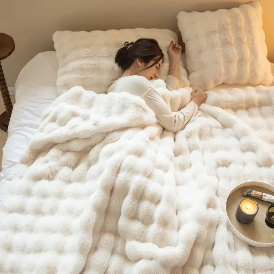 Ultra Zachte Fleece Deken – Warme Plaid voor Bank & Bed