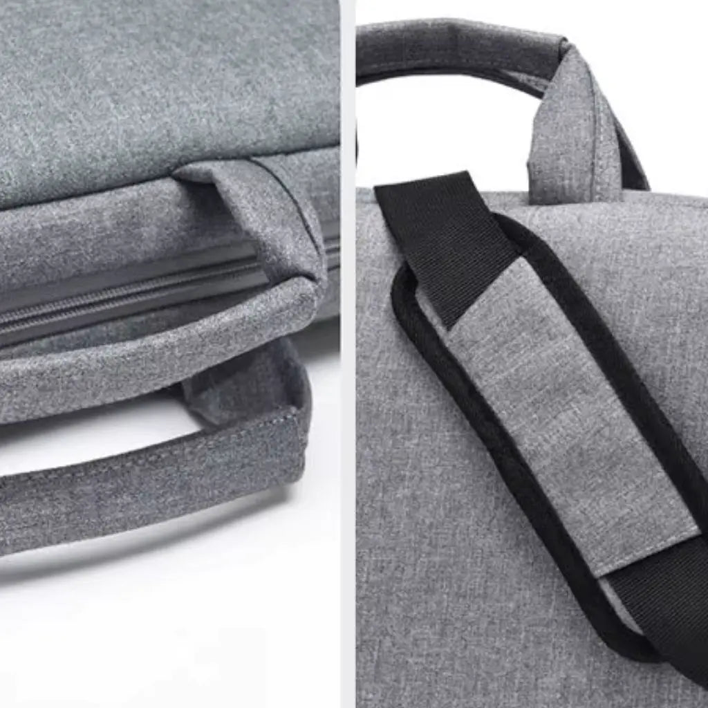 Moderne heren laptoptas 13 inch grijs – Minimalistisch & praktisch