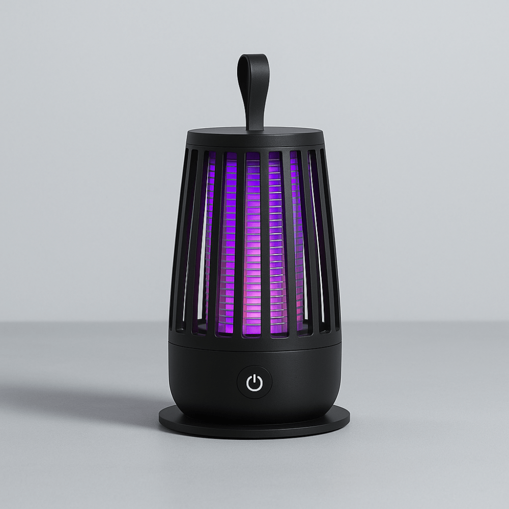 Elektrische Muggenlamp met UV-licht – Draadloos & Oplaadbaar – Voor Binnen & Buiten