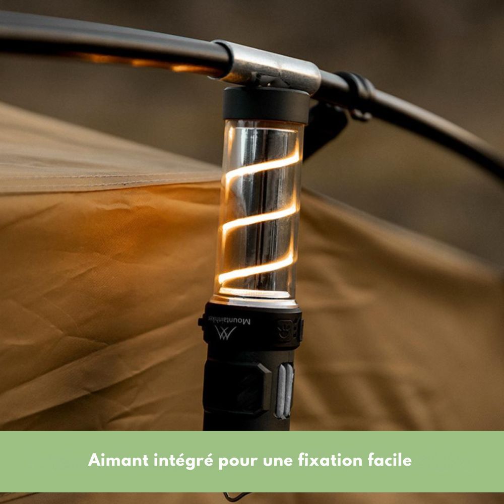 3-in-1 Campinglamp – LED Lantaarn met Statief, USB Oplaadbaar & Ventilator – Outdoor & Noodverlichting