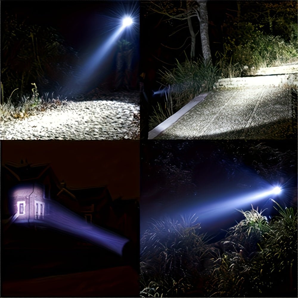 Tactische LED Zaklamp – Superhelder, Zoomfunctie & 5 Lichtmodi – Waterdicht en Compact