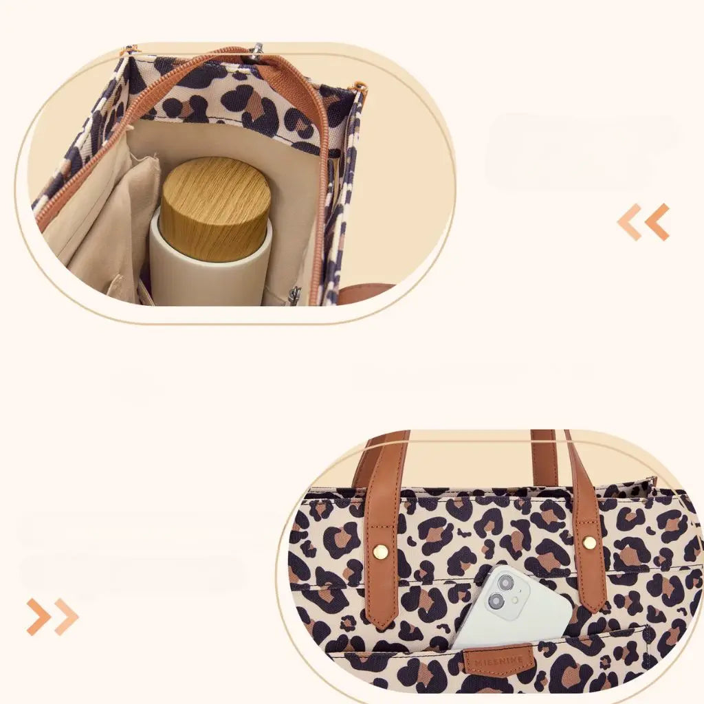 Laptoptas 15.6 inch leopard – Stijlvol luipaardpatroon & luxe bescherming