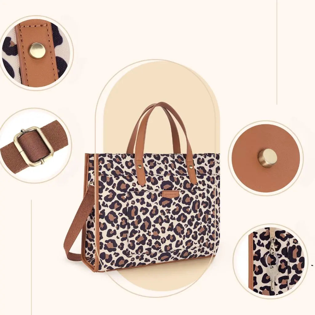 Laptoptas 15.6 inch leopard – Stijlvol luipaardpatroon & luxe bescherming