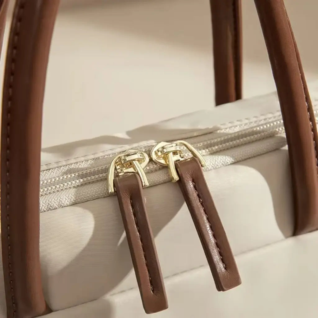 Laptoptas Beige voor Dames – Elegant & Functioneel
