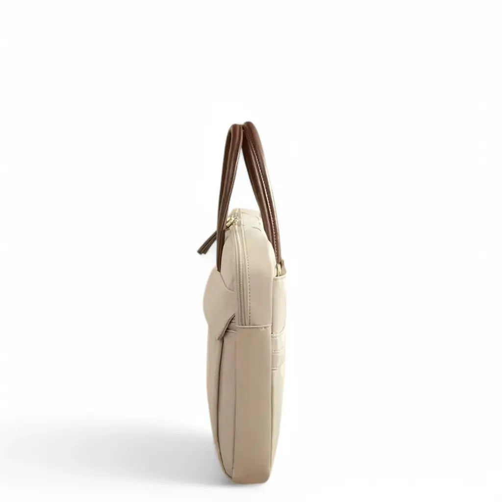 Laptoptas Beige voor Dames – Elegant & Functioneel