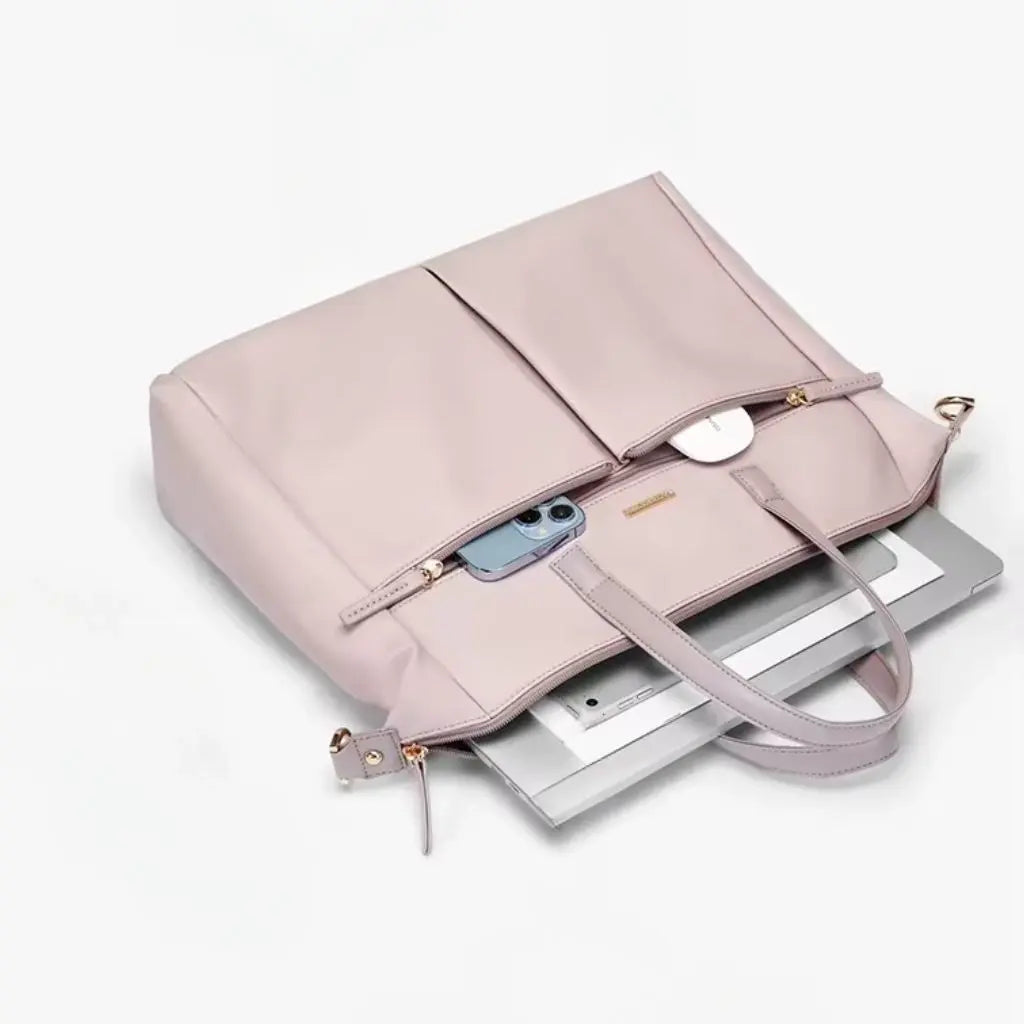 Laptoptas dames 15.6 inch roze – Stijlvolle bescherming & elegante uitstraling