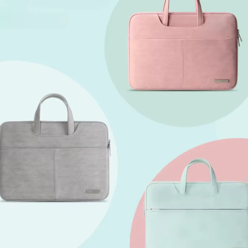 Laptoptas dames 13.3 inch – Lichtgewicht & Stijlvolle pastelkleuren