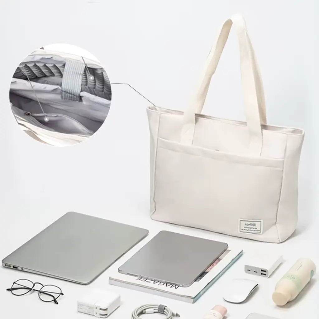 Canvas Tote Bag Wit – Ruim & Duurzaam