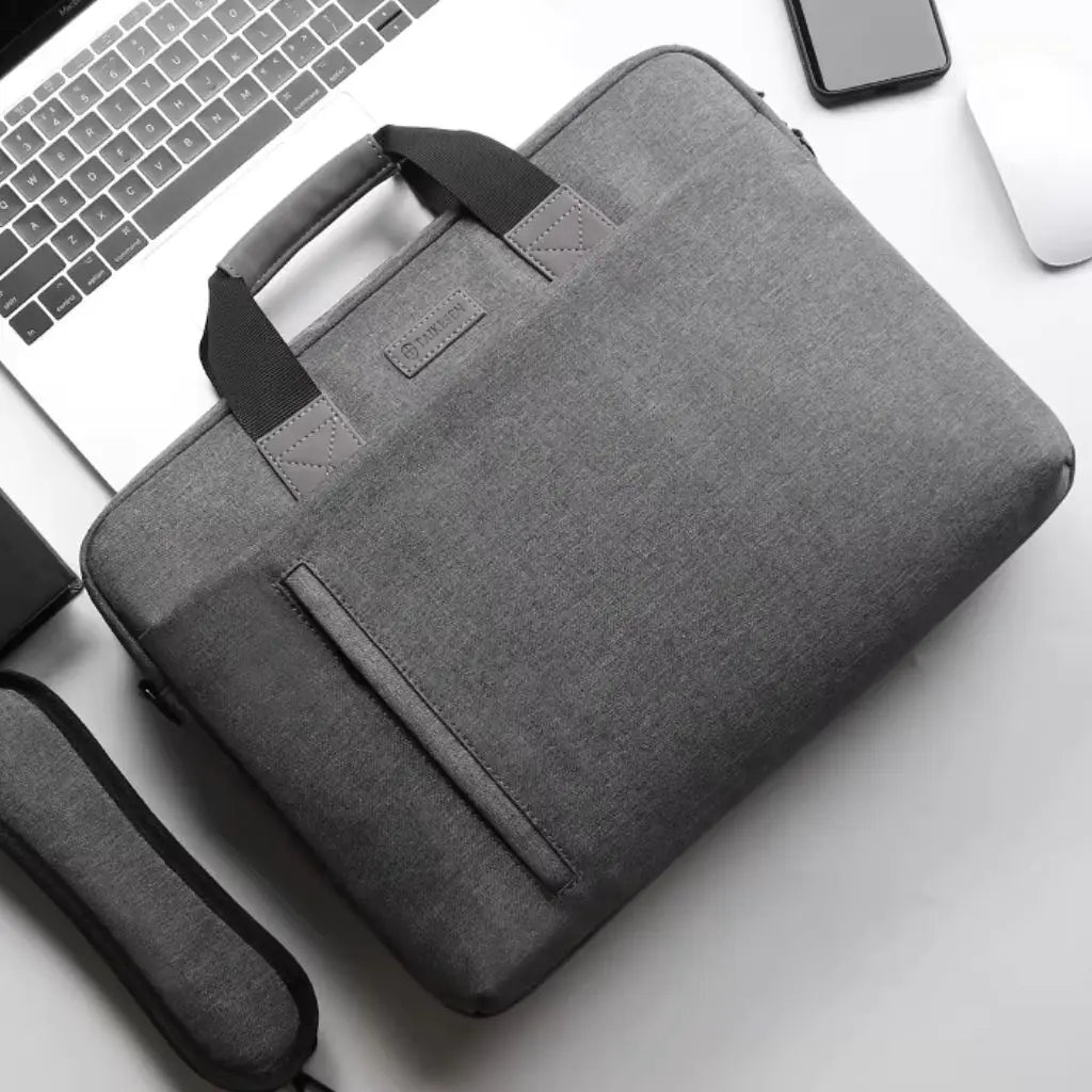 Laptoptas Heren – 17 Inch Grijs & Waterdicht