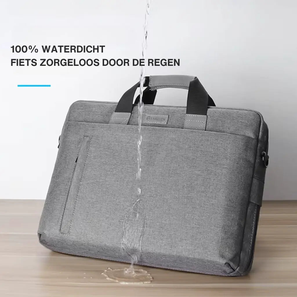 Laptoptas Heren – 17 Inch Grijs & Waterdicht