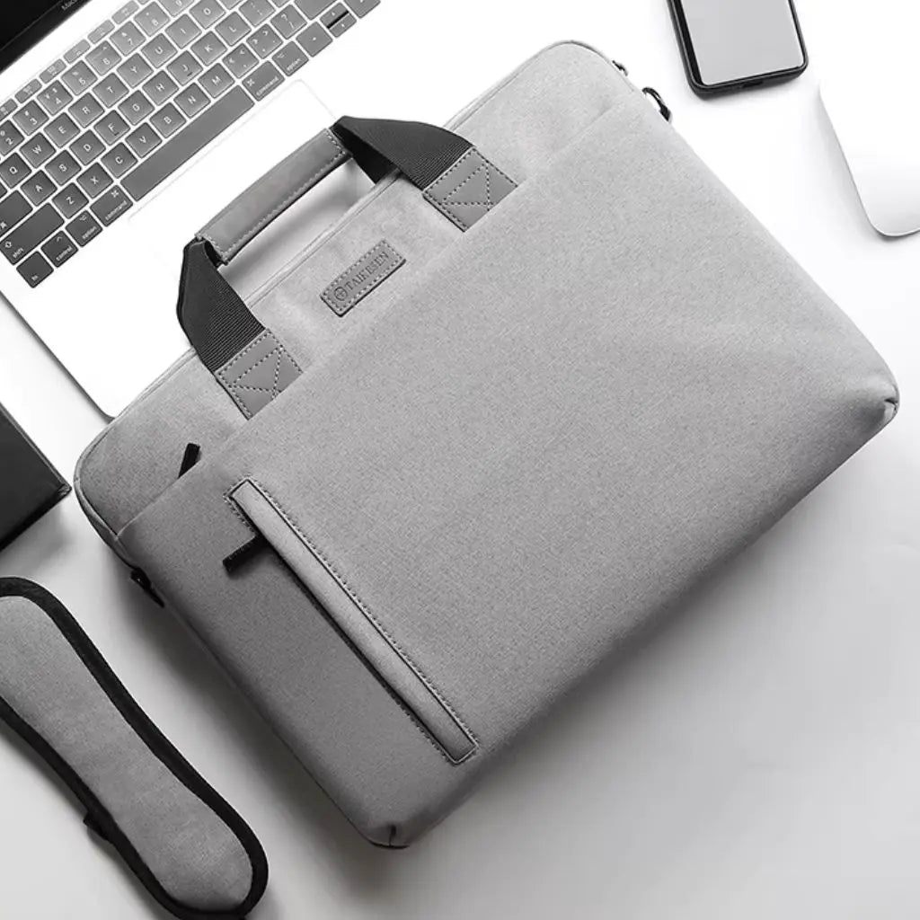 Laptoptas Heren – 17 Inch Grijs & Waterdicht