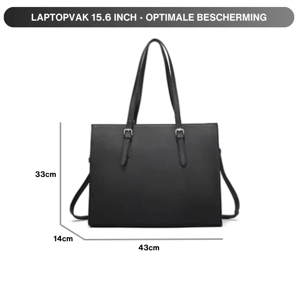 Laptop Shopper 15.6 inch Zwart – Elegant & Waterafstotend