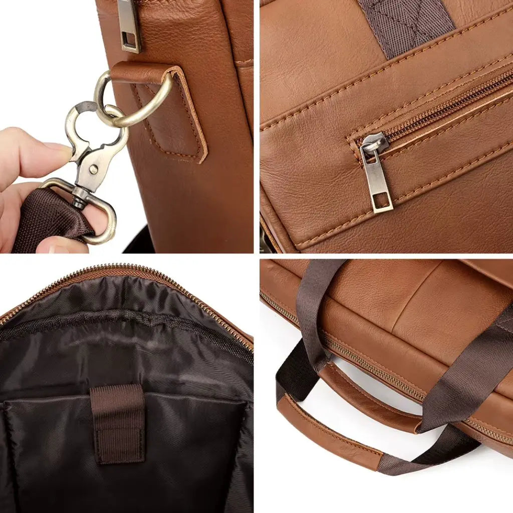 Leren laptoptas heren 13 inch – Stijlvol & praktisch