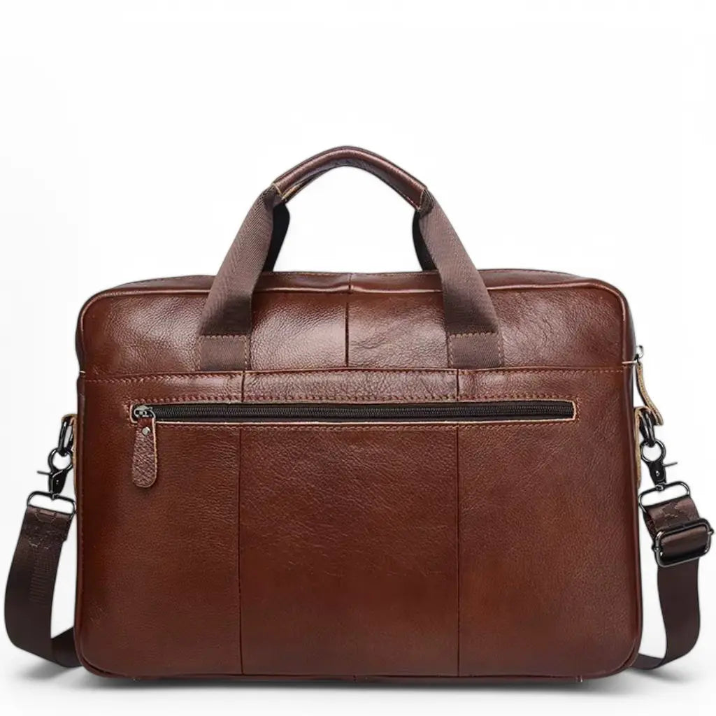 Leren laptoptas heren 15 inch – Ambachtelijk premium leer